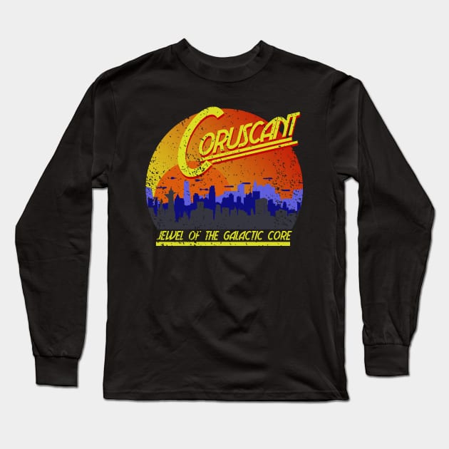 Coruscant Badge Long Sleeve T-Shirt by PopCultureShirts